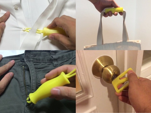 Grasping aids for people with Rheumatoid Arthritis (RA) Source: http://www.thingiverse.com/thing:899126